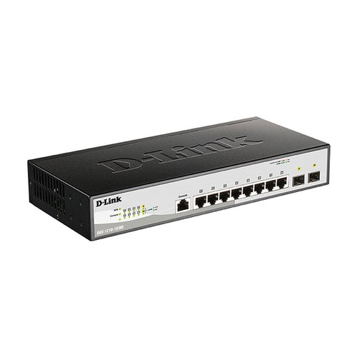 

Коммутатор D-Link DGS-1210-10/ME DGS-1210-10/ME/B 8G 2SFP управляемый, DGS-1210-10/ME