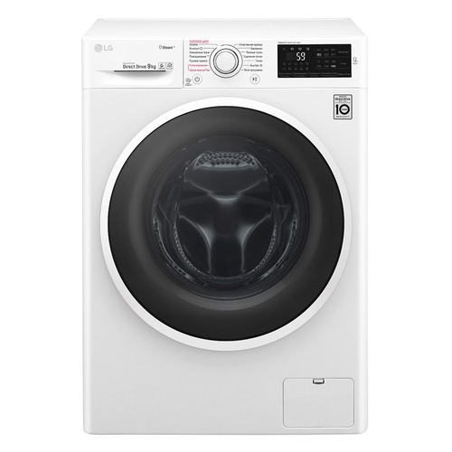 

Стиральная машина LG F4J6VS0W, фронтальная, Белый