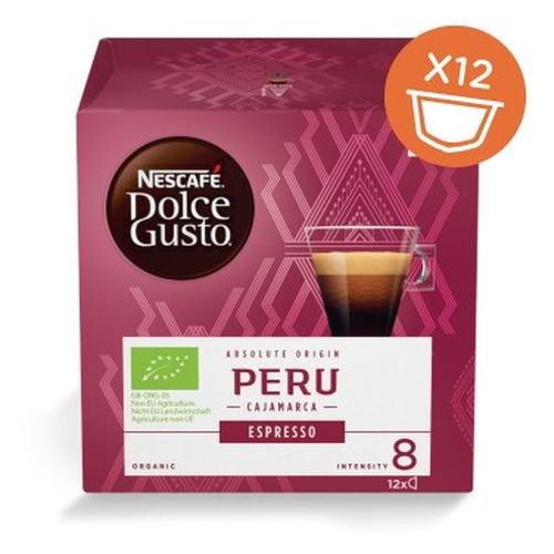 

Кофе капсульный DOLCE GUSTO Espresso Peru, капсулы, совместимые с кофемашинами DOLCE GUSTO®, 84грамм [12430981]
