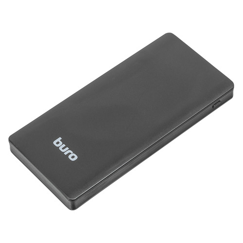 

Внешний аккумулятор (Power Bank) BURO RCL-10000-BK, 10000мAч, черный, RCL-10000-BK