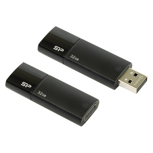 

Флешка USB SILICON POWER Ultima U05 32Гб, USB2.0, черный [sp032gbuf2u05v1k]