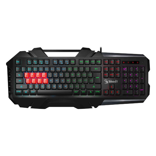 

Клавиатура A4TECH Bloody B3590R, USB, черный серый, Bloody B3590R