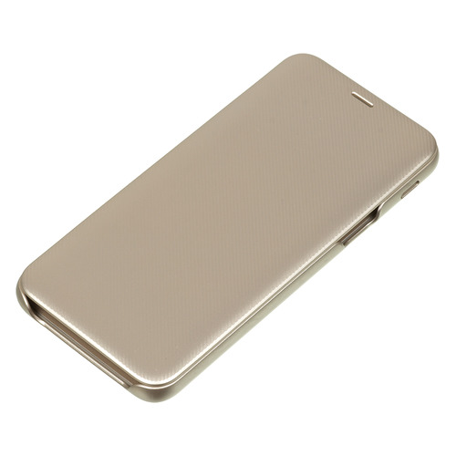 

Чехол (флип-кейс) SAMSUNG Wallet Cover, для Samsung Galaxy J6 (2018), золотистый [ef-wj600cfegru]