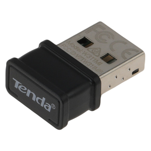 

Сетевой адаптер WiFi TENDA W311MI USB 2.0, Черный