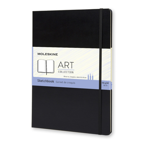 Блокнот для рисования Moleskine CLASSIC Sketchbook A4 96стр. твердая обложка черный 6 шт./кор. Блокнот для рисования Moleskine CLASSIC Sketchbook A4 96стр. твердая обложка черный 6 шт./кор.