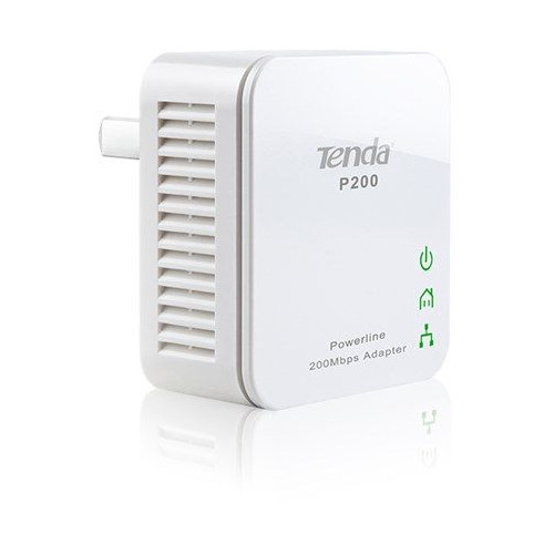 

Сетевой адаптер PowerLine TENDA P200KIT Ethernet, 2 шт., Белый