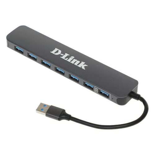 

Хаб (разветвитель) D-Link DUB-1370/B2A, черный, DUB-1370/B2A