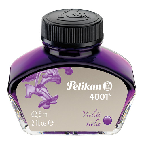 

Флакон с чернилами Pelikan INK 4001 76 (PL329193) фиолетовые чернила 62.5мл для ручек перьевых, 76