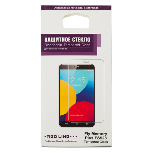 

Защитное стекло для экрана REDLINE для Fly Memory Plus FS528, гибридная, 1 шт [ут000015755]