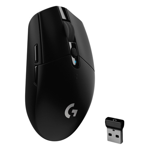 

Мышь Logitech G305 Lightspeed, игровая, оптическая, беспроводная, USB, черный [910-005282], G305 Lightspeed