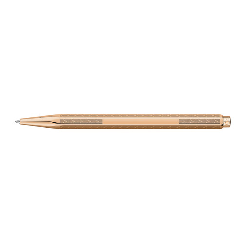 

Ручка шариков. Carandache Ecridor Chevron Dore Rose CL40 (898.407) M черные подар.кор., Chevron Dore Rose CL40