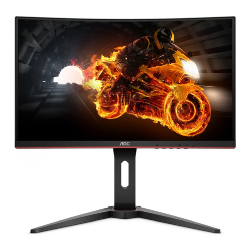 фото Монитор игровой aoc gaming c24g1 23.6" черный/красный