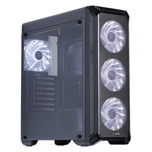

Корпус ATX Zalman i3, Midi-Tower, без БП, черный [i3 black], i3