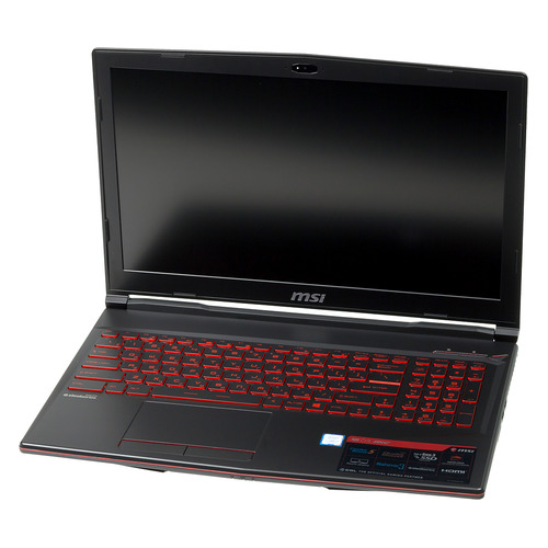 

Ноутбук MSI GL63 8RC-466RU, 15.6", Intel Core i7 8750H 2.2ГГц, 8Гб, 1000Гб, 128Гб SSD, nVidia GeForce GTX 1050 - 2048 Мб, Windows 10, 9S7-16P612-466, черный