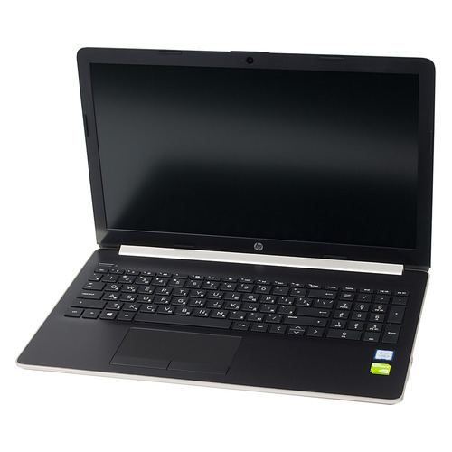 

Ноутбук HP 15-da0101ur, 15.6", Intel Core i3 7020U 2.3ГГц, 8Гб, 1000Гб, nVidia GeForce Mx110 - 2048 Мб, Windows 10, 4JW61EA, золотистый