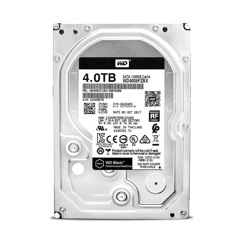 фото Жесткий диск wd black wd4005fzbx, 4тб, hdd, sata iii, 3.5"