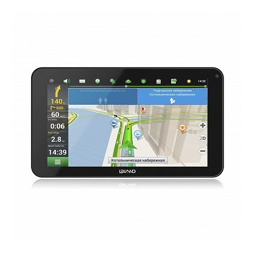 

Навигатор LEXAND SB7 HD, 7", авто, 7.8Гб, Прогород Россия + 60 стран, черный