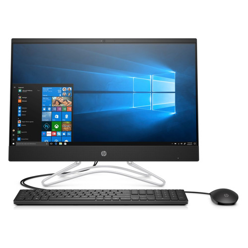 фото Моноблок hp 24-f0014ur, 23.8", amd a9 9425, 8гб, 1000гб, 128гб ssd, amd radeon 520 - 2048 мб, windows 10, черный [4ha40ea]