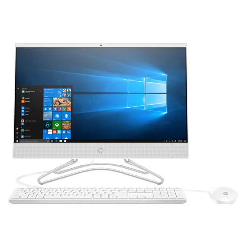 

Моноблок HP 22-c0012ur, 21.5", Intel Celeron J4005, 4Гб, 500Гб, Intel UHD Graphics 600, Windows 10, белый [4gv53ea]