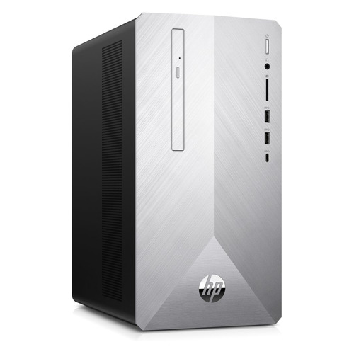 

Компьютер HP Pavilion 595-p0000ur, AMD Ryzen 5 2600, DDR4 8Гб, 1000Гб, AMD Radeon RX 580 - 4096 Мб, DVD-RW, CR, Windows 10, серебристый и черный [4ke39ea]