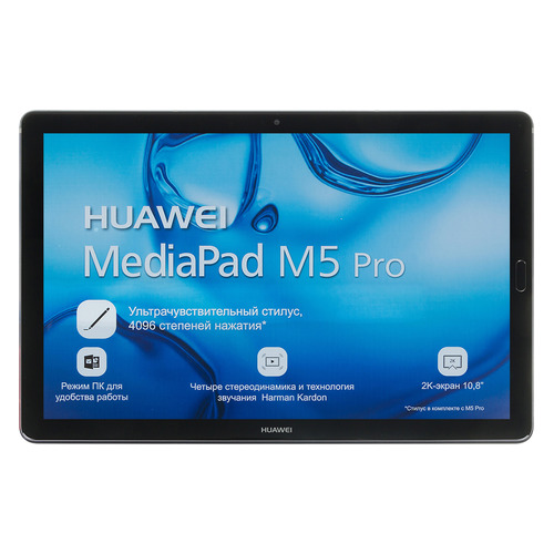 

Планшет HUAWEI MediaPad M5 10.8 PRO, 4GB, 64GB, 3G, 4G, Android 8.0 серый [53010bln]