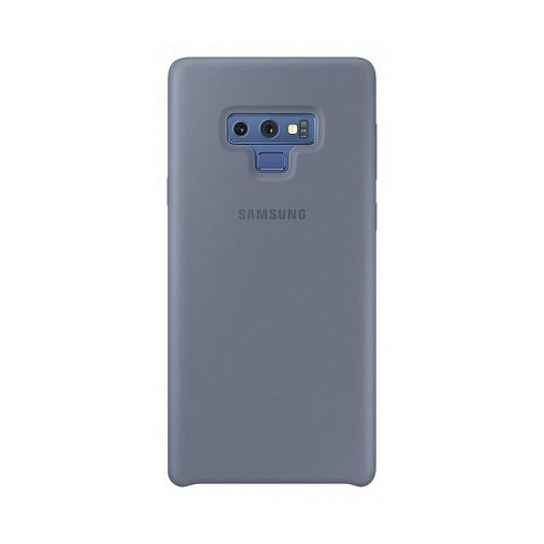 

Чехол (клип-кейс) SAMSUNG Silicone Cover, для Samsung Galaxy Note 9, синий [ef-pn960tlegru]