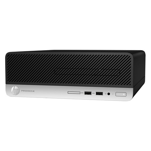 фото Компьютер hp prodesk 400 g5, intel core i3 8100, ddr4 4гб, 1000гб, intel uhd graphics 630, dvd-rw, windows 10 professional, черный [4cz87ea]