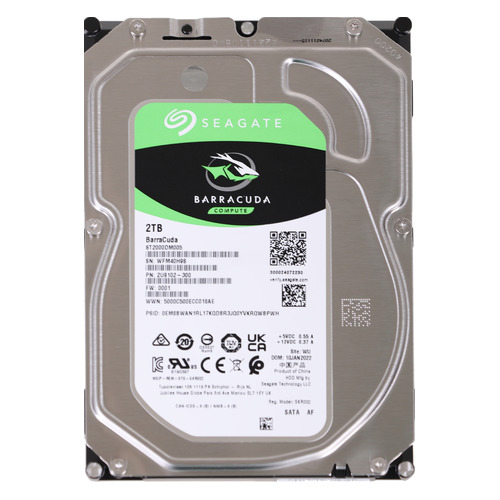 фото Жесткий диск seagate barracuda st2000dm005, 2тб, hdd, sata iii, 3.5"