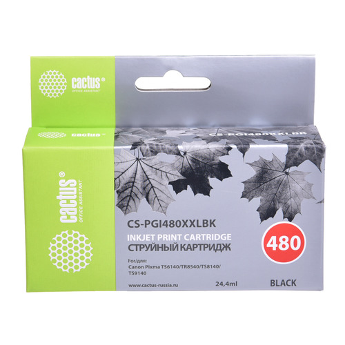 

Картридж Cactus CS-PGI480XXLBK, черный / CS-PGI480XXLBK, CS-PGI480XXLBK