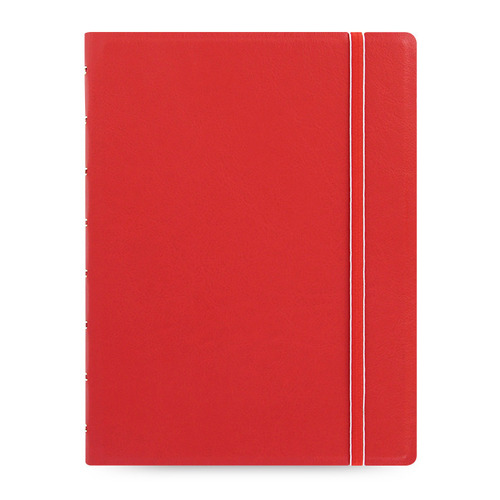 

Тетрадь FILOFAX CLASSIC BRIGHT, A5, в линейку, спираль двойная, съемные листы, красный [115008]