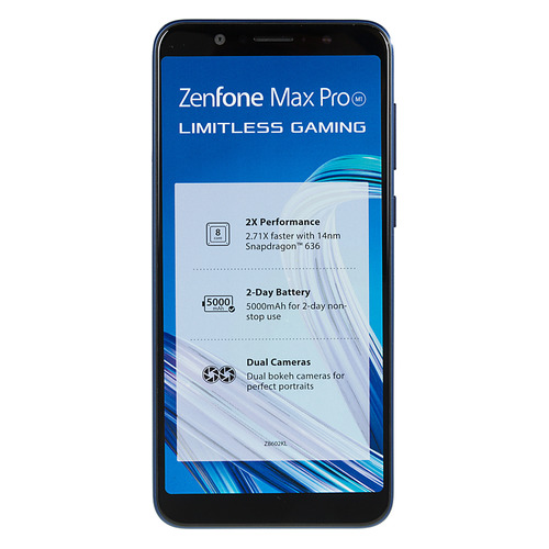 

Смартфон ASUS ZenFone Max Pro M1 64Gb, ZB602KL, синий