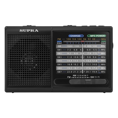 

Радиоприемник SUPRA ST-15U, черный
