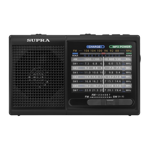 

Радиоприемник SUPRA ST-21UR, черный