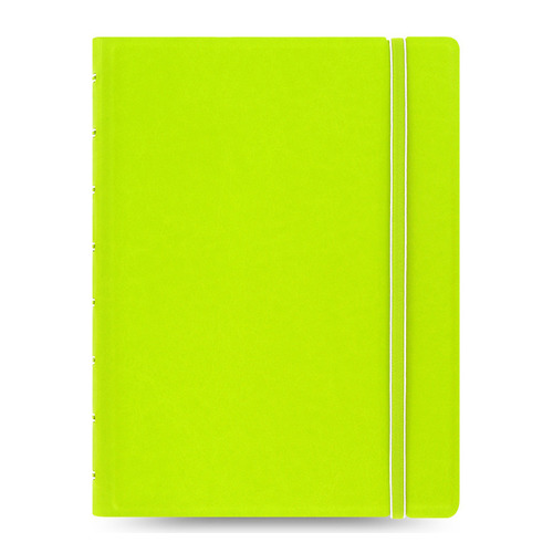 

Тетрадь FILOFAX CLASSIC BRIGHT, A5, в линейку, спираль двойная, съемные листы, салатовый [115013]