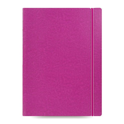 

Тетрадь FILOFAX CLASSIC BRIGHT, A4, в линейку, спираль двойная, съемные листы, фуксия [115026]