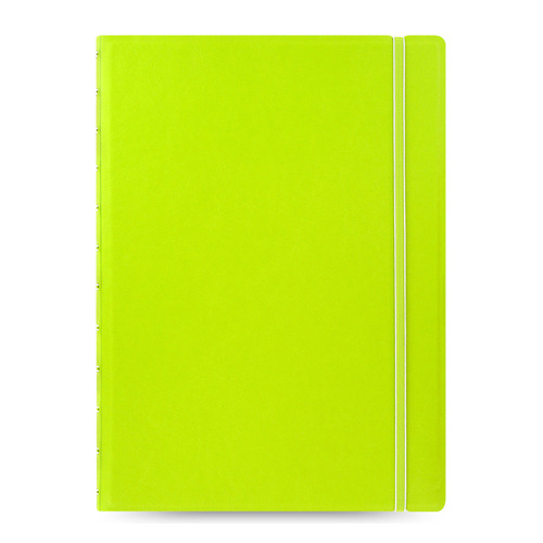 

Тетрадь FILOFAX CLASSIC BRIGHT, A4, в линейку, спираль двойная, съемные листы, салатовый [115028]
