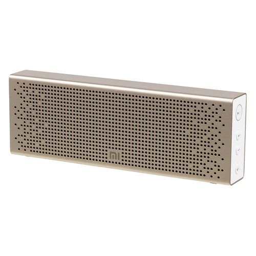 фото Портативная колонка xiaomi mi bluetooth speaker, 6вт, золотистый [qbh4104gl]