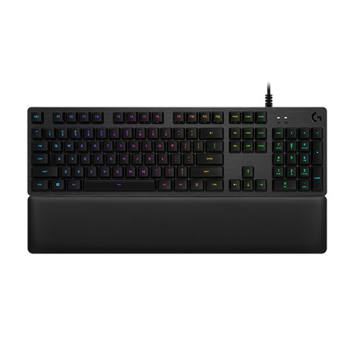 

Клавиатура LOGITECH G513 Carbon Linear Switch, USB, c подставкой для запястий, черный [920-008856]
