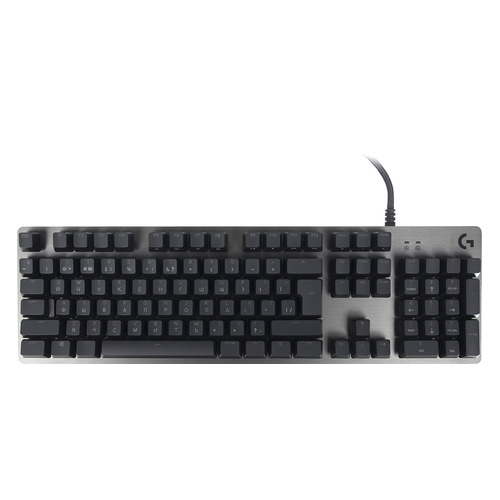 

Клавиатура LOGITECH G513 GX Blue Clicky, USB, c подставкой для запястий, черный [920-008933]