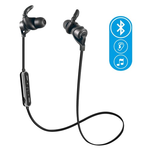 

Наушники с микрофоном GINZZU GM-251BT, Bluetooth, вкладыши, черный