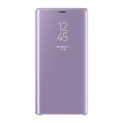 

Чехол (флип-кейс) SAMSUNG Clear View Standing Cover, для Samsung Galaxy Note 9, фиолетовый [ef-zn960cvegru]