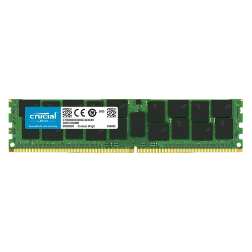 

Память DDR4 Crucial CT16G4RFD8266 16Gb DIMM ECC Reg PC4-21300 CL19 2666MHz, CT16G4RFD8266