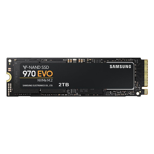 

SSD накопитель SAMSUNG 970 EVO MZ-V7E2T0BW 2Тб, M.2 2280, PCI-E x4, NVMe