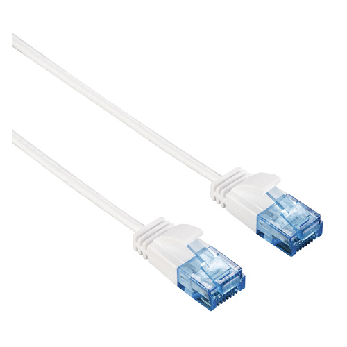 

Патч-корд HAMA Slim-Flexible UTP, cat.6, 0.75м, 4 пары, 1 шт, белый, Slim-Flexible