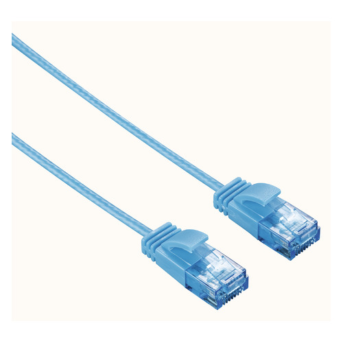 

Патч-корд HAMA Slim-Flexible UTP, cat.6, 0.75м, 4 пары, 1 шт, синий