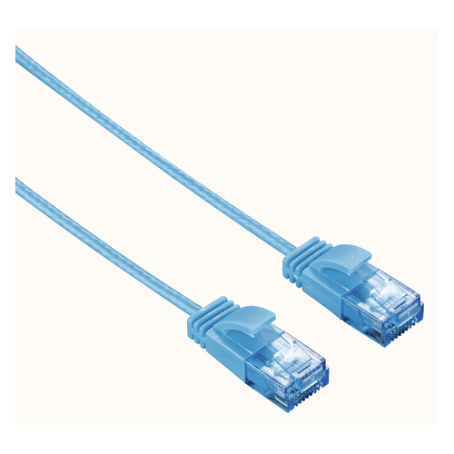 

Патч-корд HAMA Slim-Flexible UTP, cat.6, 1.5м, 4 пары, 1 шт, синий