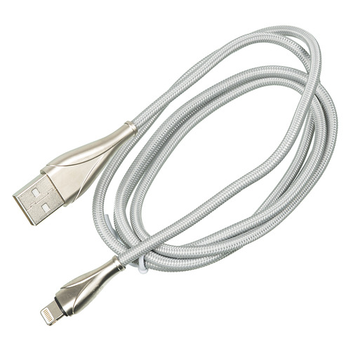 

Кабель DIGMA USB A(m), Lightning (m), 1.2м, серебристый