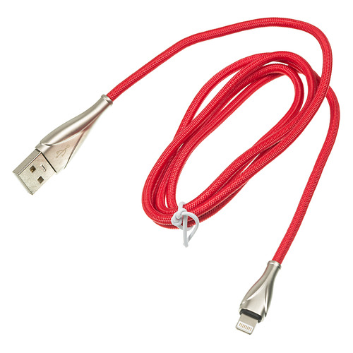 

Кабель DIGMA USB A(m), Lightning (m), 1.2м, красный