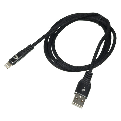 

Кабель DIGMA USB A(m), Lightning (m), 1.2м, черный