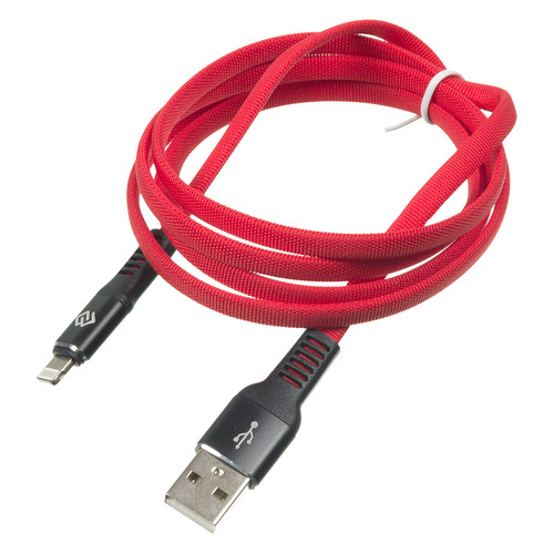 

Кабель DIGMA USB A(m), Lightning (m), 1.2м, красный